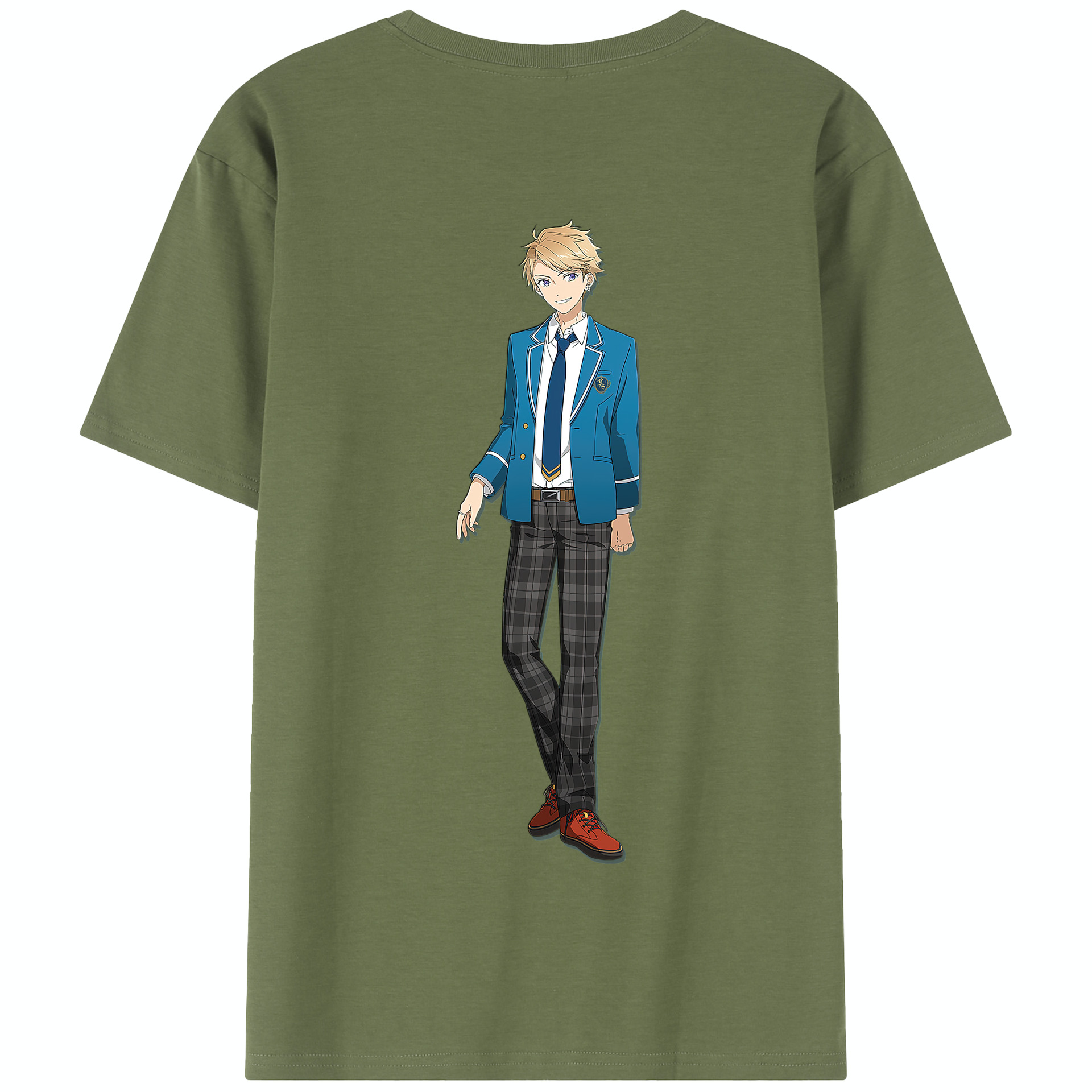 （画像用） あんさんぶるスターズ! Ensemble Stars 綿100％半袖Tシャツ（背面プリント）